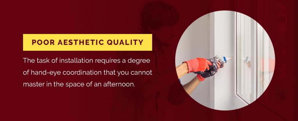 poor aesthetic quality