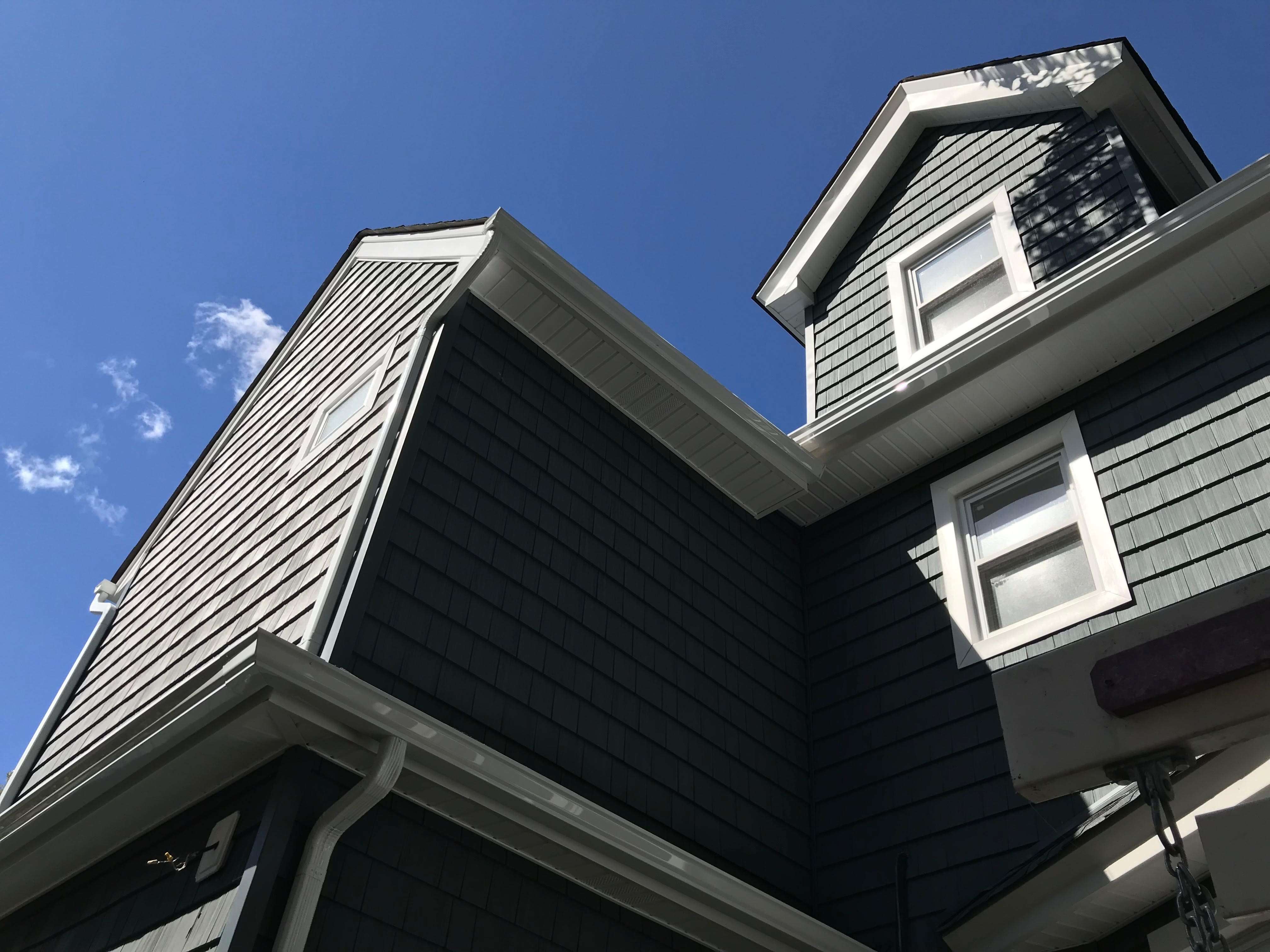 Soffit and fascia installation on a Long Island home